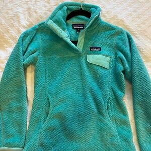 Patagonia XS Re-Tool Snap-T Pullover in Bend Blue